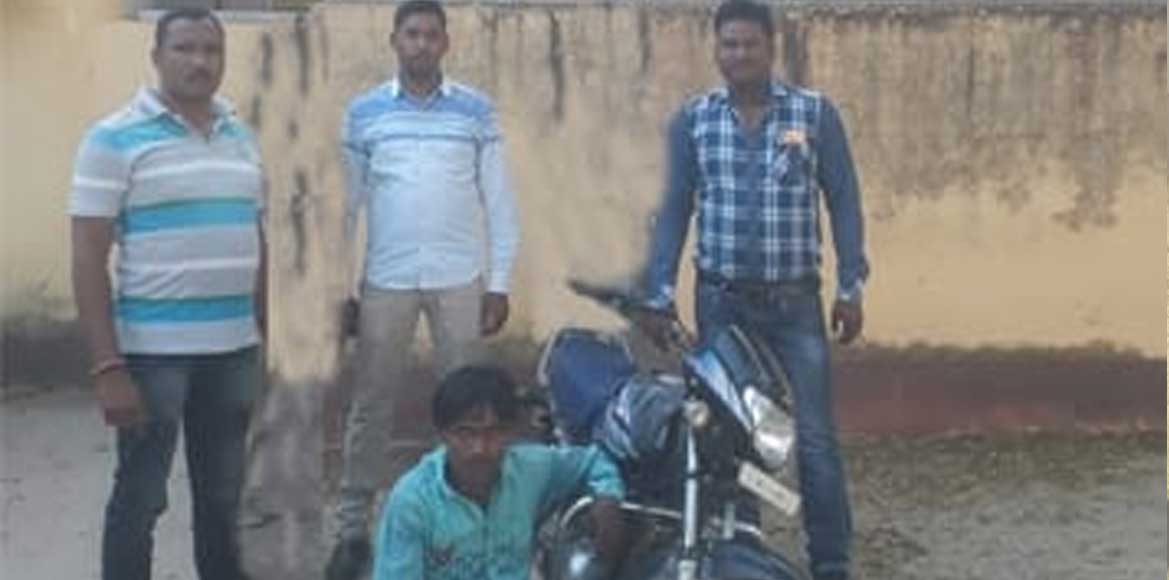 मेला स्थल से चुराई गई मोटरसायकल को आरोपी सहित क्राइम ब्रांच ... - CG Sandesh