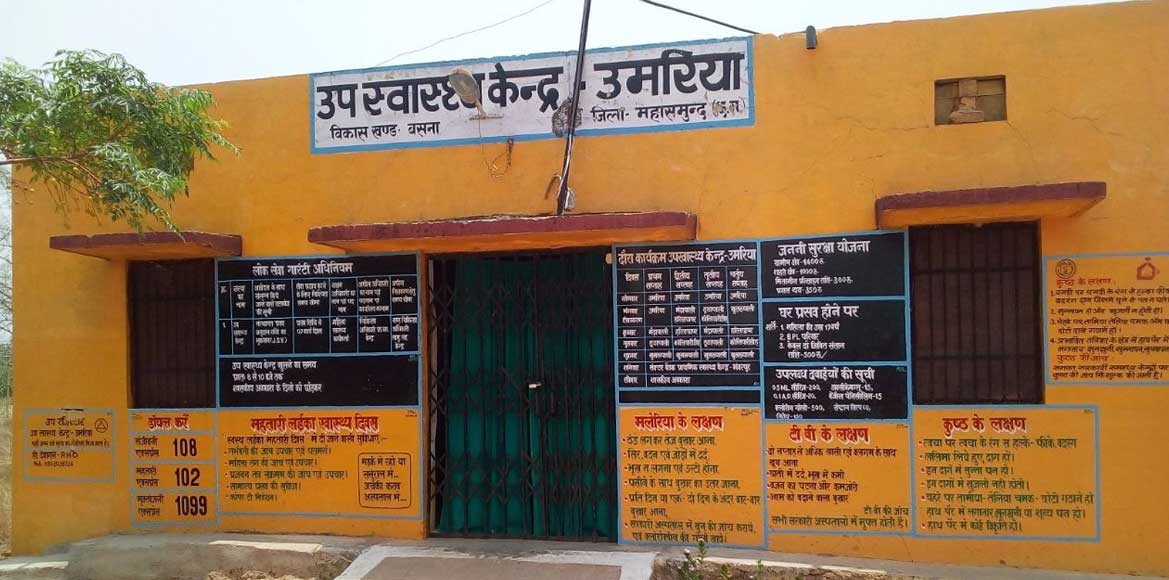 बसना : स्वास्थ केंद्र में 15 दिनों से ताला, मरीज परेशान - CG Sandesh