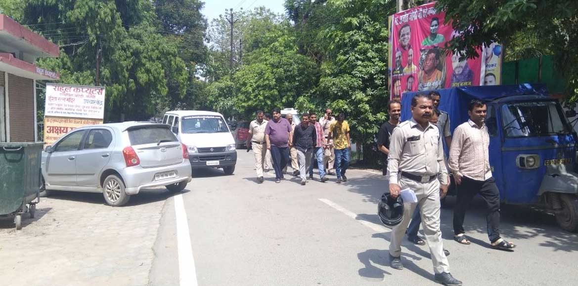 सटोरियों का निकाला गया जुलूस, एसडीएम कोर्ट तक ले गए पैदल - CG Sandesh