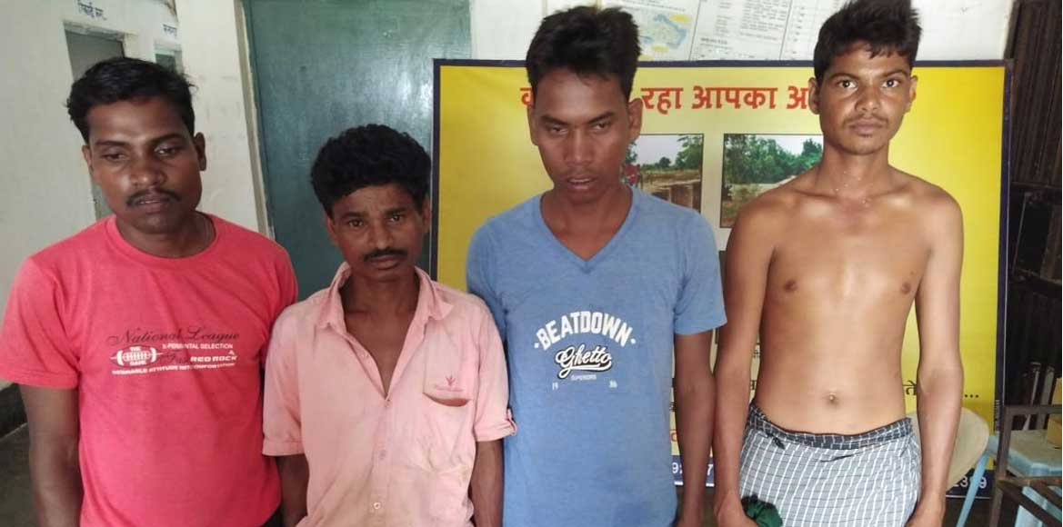पुलिस चौकी बलौदा की कार्यवाही - CG Sandesh