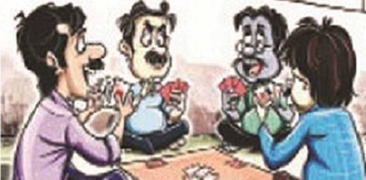 कोमाखान पुलिस की जुआ एक्ट के तहत दो मामलों में कार्यवाही. - CG Sandesh