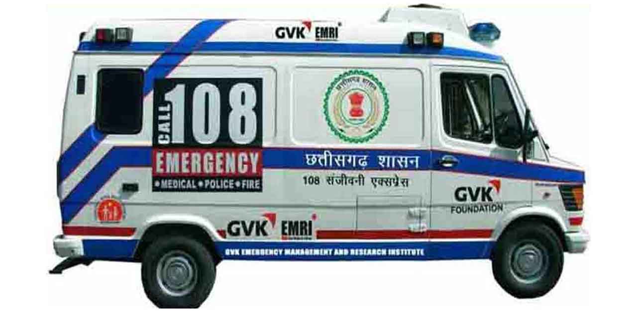 2 माह से रायपुर  बनने गई  एम्बुलेंस  अब तक नहीं आई वापस, आपा... - CG Sandesh