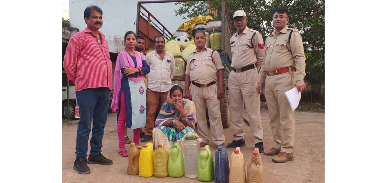 1800 किलो महुआ शराब बनाने के लिए किया जा रहा था तैयार, आबकार... - CG Sandesh