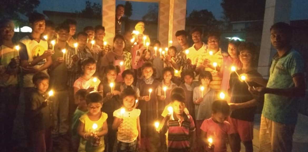पुलवामा के शहिदों को दी छिबर्रा मे श्रद्धांजली - CG Sandesh