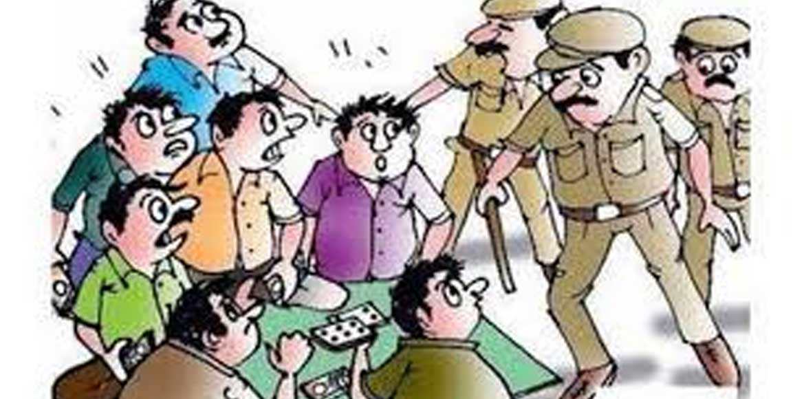 देर रात सांकरा पुलिस ने की जुआड़ीयों पर कार्रवाही. - CG Sandesh