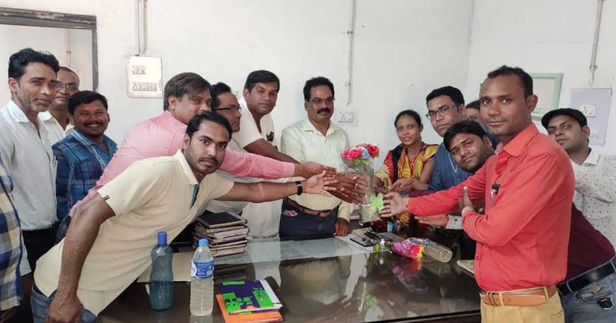 शिक्षक फेडरेशन ने किया नवपदस्थ बीईओ का स्वागत - CG Sandesh
