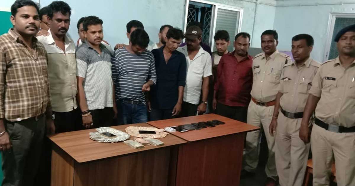 थाना सरायपाली की जुआ रेड की कार्यवाही में 53 हजार 230 रुपये ... - CG Sandesh
