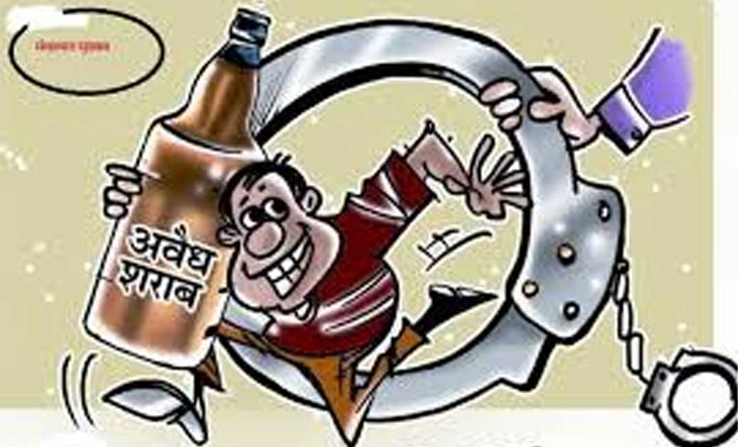 गाडाघाट में 3 पौवा अंग्रेजी व 4 लीटर हाथ भट्ठी महुआ शराब बरा... - CG Sandesh
