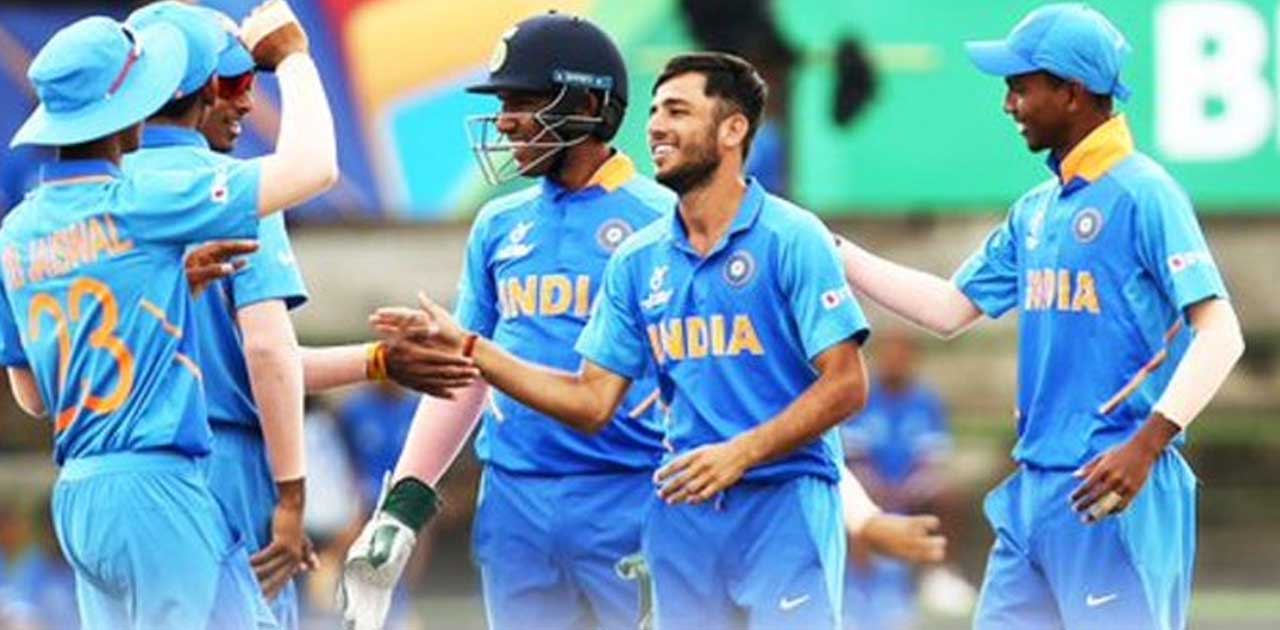 अंडर-19 क्रिकेट विश्व कप: भारत ने जापान को 10 विकेट से हराया - CG Sandesh