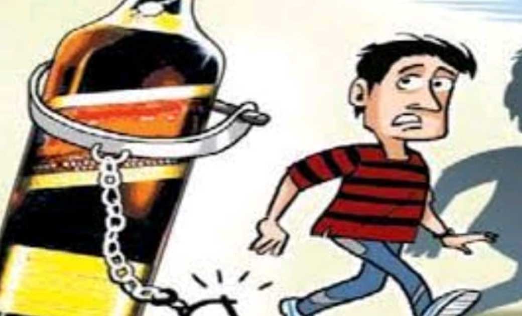 अवैध शराब जप्त.