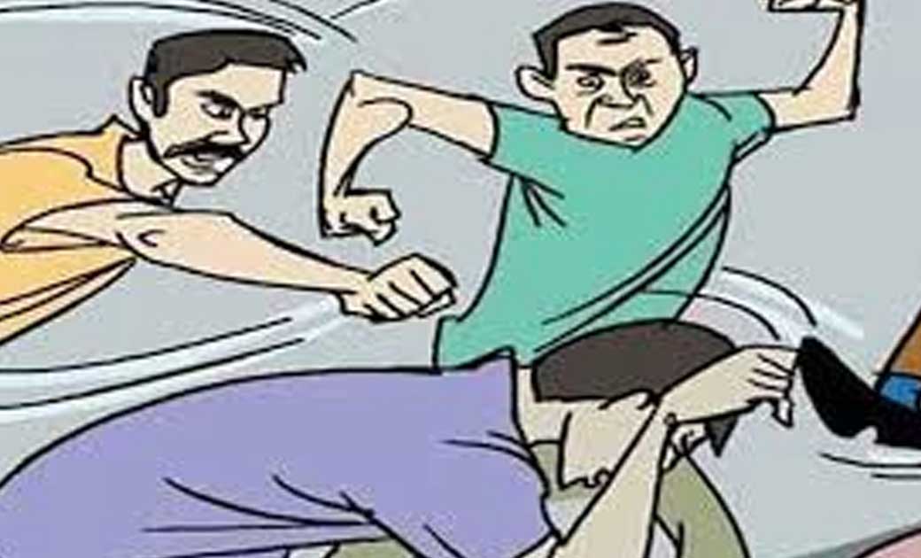 शराब के नशे में की गाली गलौज करने से मना करने पर मारपीट 