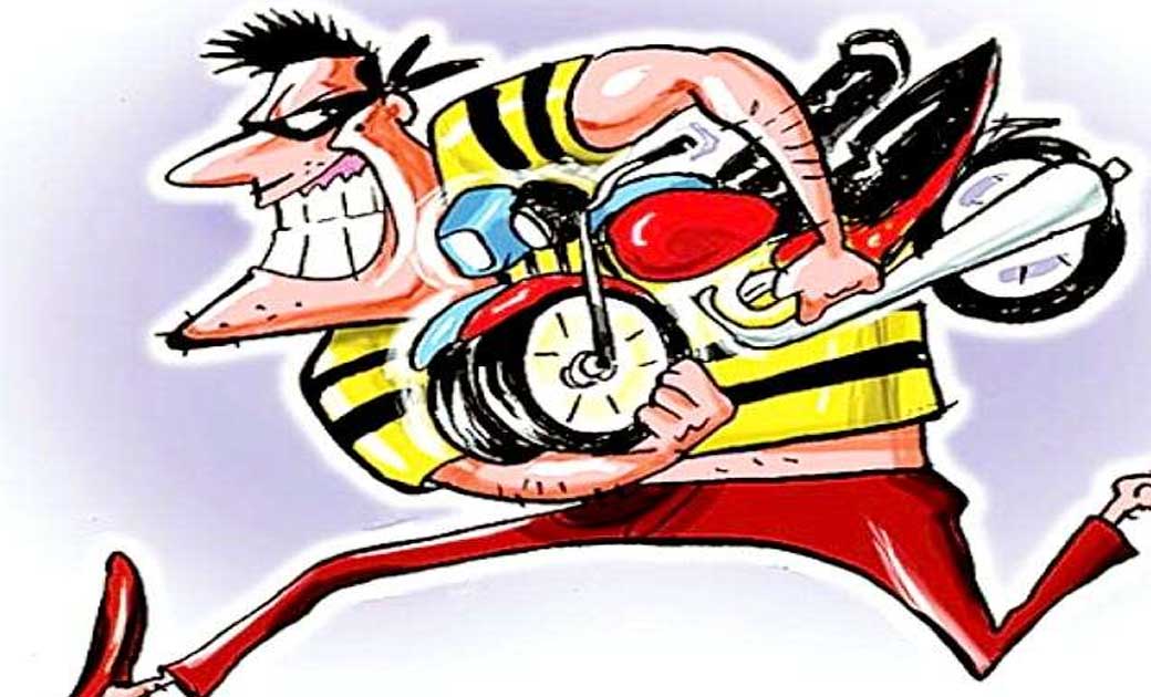 नाला के पास से मोटर सायकल चोरी. - CG Sandesh