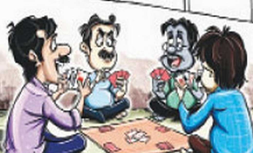 ग्राम खैराभाठा में 3 जुआड़ियो को पकड़ा गया.