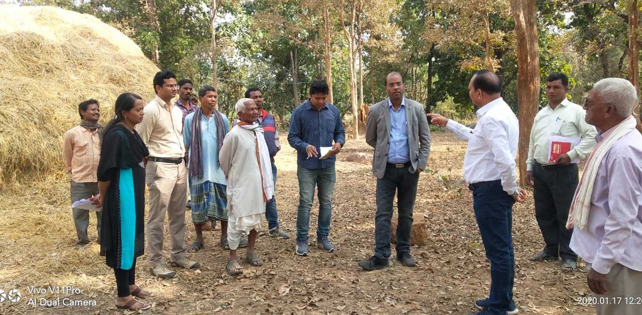 सीईओं ने किया मनरेगा व प्रधानमंत्री आवास के निर्माणाधी कार्यो का निरीक्षण