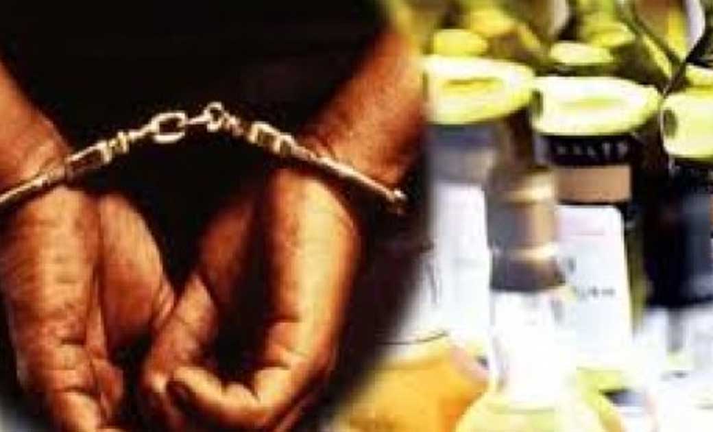 पटेवा : ग्राम छिंदौली में 3 लीटर महुआ शराब जप्त.