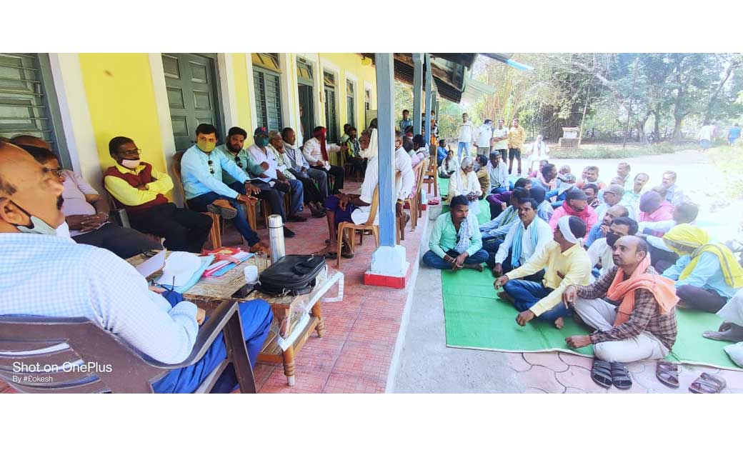 चरोदा रेस्ट हाऊस में रबी फसल की सिचाई को लेकर किसानों के साथ... - CG Sandesh
