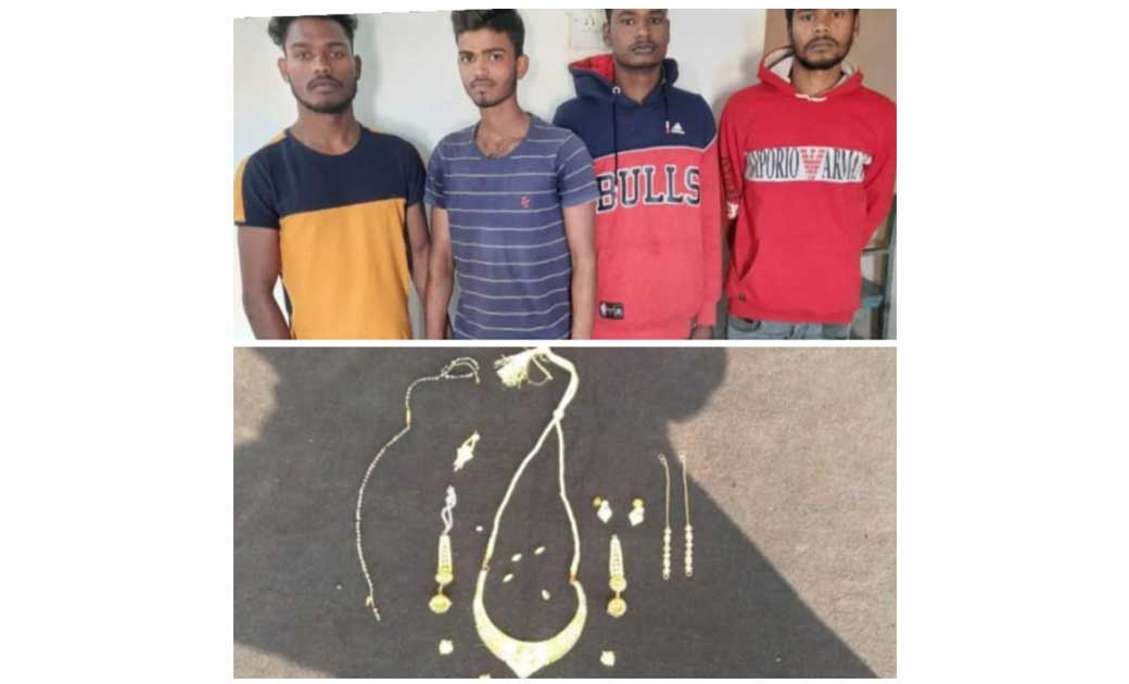 पुलिस की गिरफ्त में आये सरिया चोरी कांड के आरोपी..शक साबित हुआ सच..घर की पुताई करने वाले ही निकले चोर..