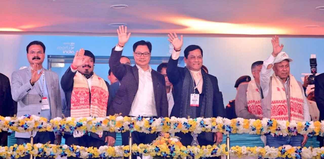 खेलो इंडिया यूथ गेम्स का गुवाहाटी में रंगारंग आग़ाज़ - CG Sandesh
