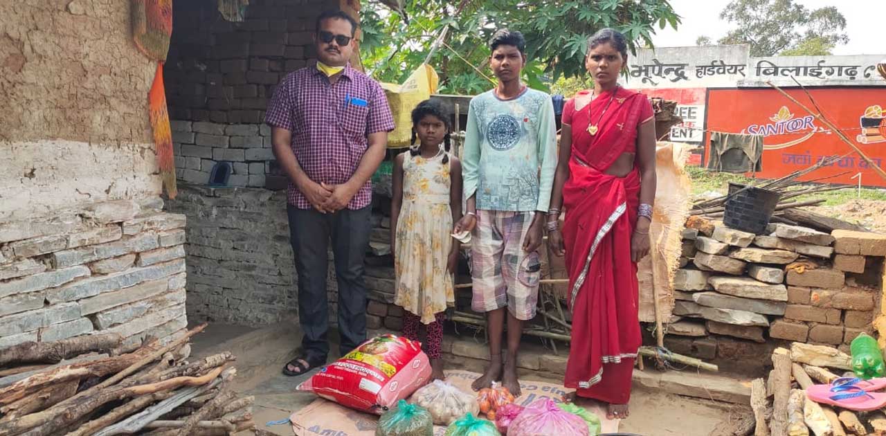 अनाथों को मिल रहा हैं तत्काल प्रशासन का सहारा - CG Sandesh