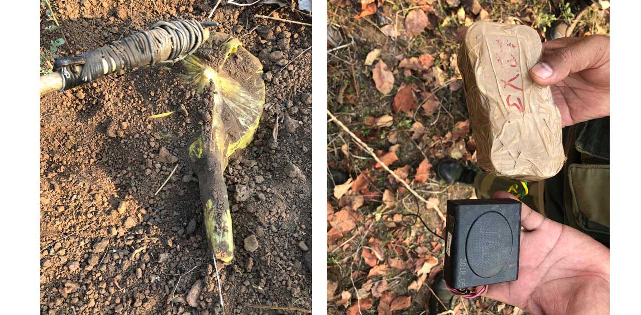 कांकेर  :  5 kg के कुकर बम को किया डिफ्यूज