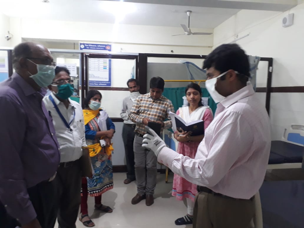जिला अस्पताल कोविड अस्पताल के रूप में तब्दील, होगा कोरोना मर... - CG Sandesh