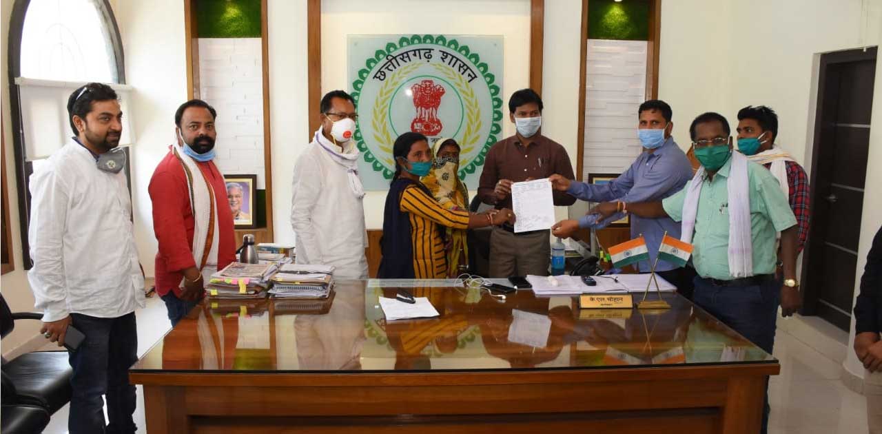 कांकेर : रसोईया संघ द्वारा 06 लाख 87 हजार रूपये का दान