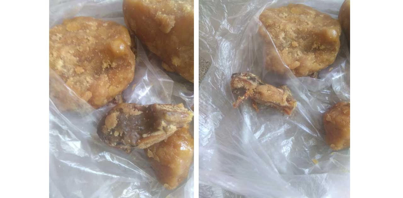 कांकेर : राशन दुकान से मिले गुड़ में मिला मरा मेढ़क, क्षेत्र में फैली दहशत