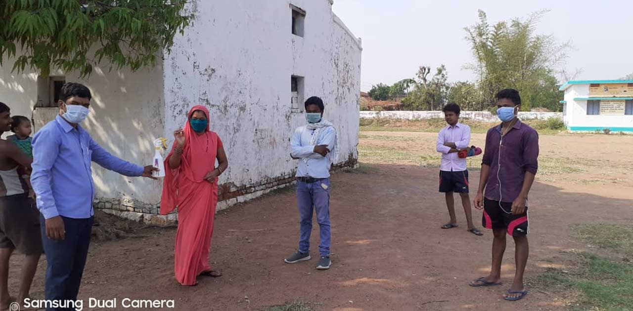 पलायन से वापस लौट रहे मजदूरो को किया जा रहा क्वॉरेंटाइन - CG Sandesh