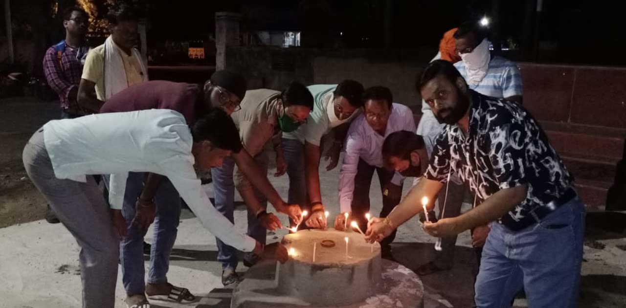 चीन की सीमा पर शहीद हुये सभी जवानों को भाजपा मंडल ने दी श्रद... - CG Sandesh