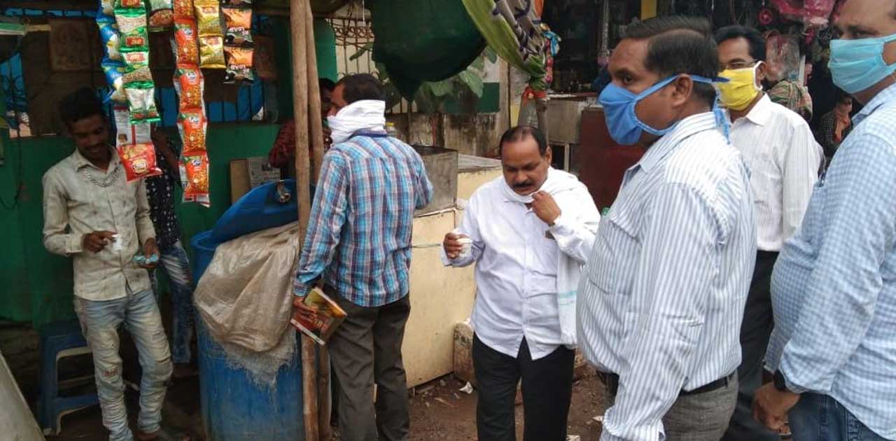 बिना माॅस्क पहनें व्यवसाय करने वाले लोगों तथा प्रतिबंधित पाॅ... - CG Sandesh