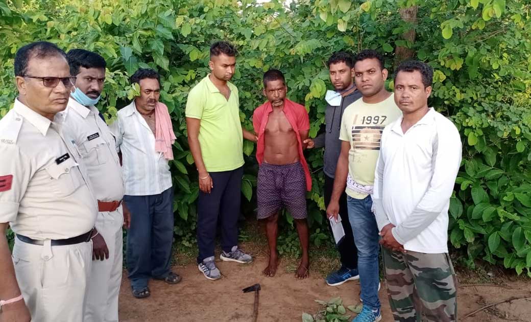 टंगिया से मार कर हत्या, आरोपी गिरफ्तार - CG Sandesh
