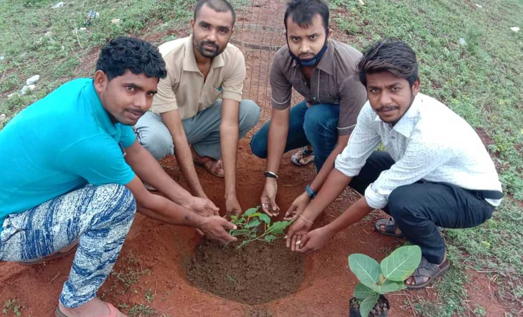नवा छत्तीसगढ़ जन शक्ति सेना  द्वारा  वृक्षारोपण कार्यक्रम का... - CG Sandesh