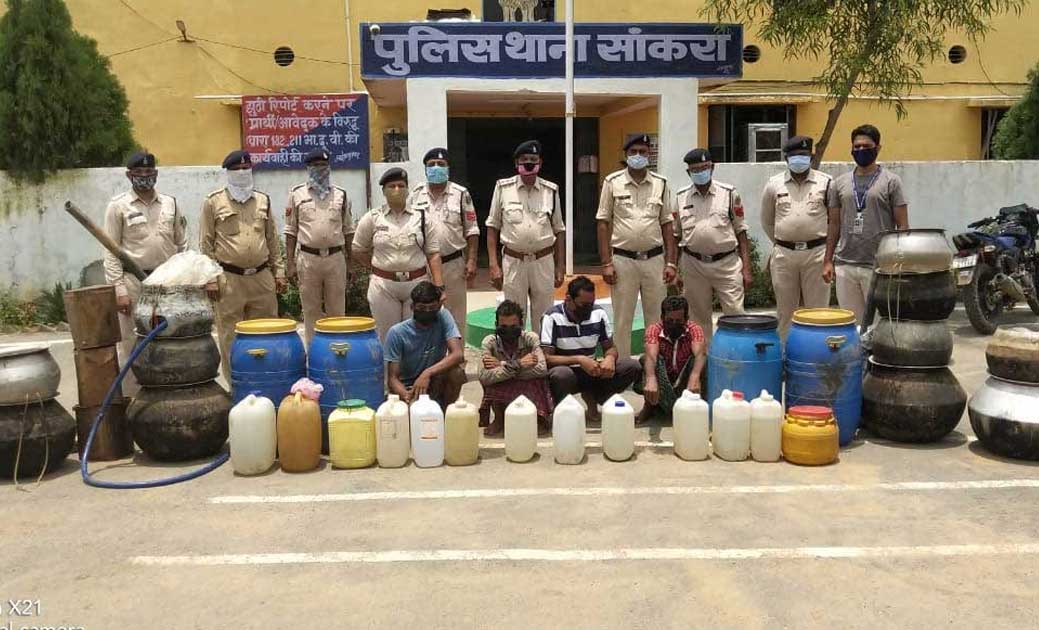 प्रशिक्षु डीएसपी अपूर्वा सिंह थाना प्रभारी सांकरा के नेतृत्व... - CG Sandesh