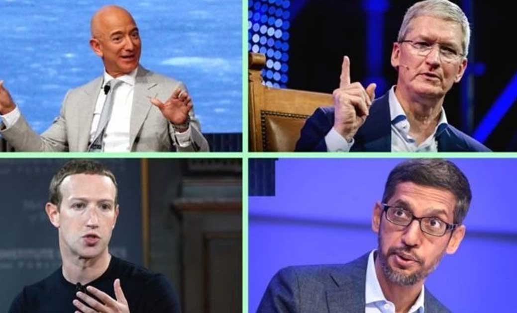 FB, Apple, Google, Amazon के सीईओ से पूछताछ, ताकत के गलत इस्... - CG Sandesh