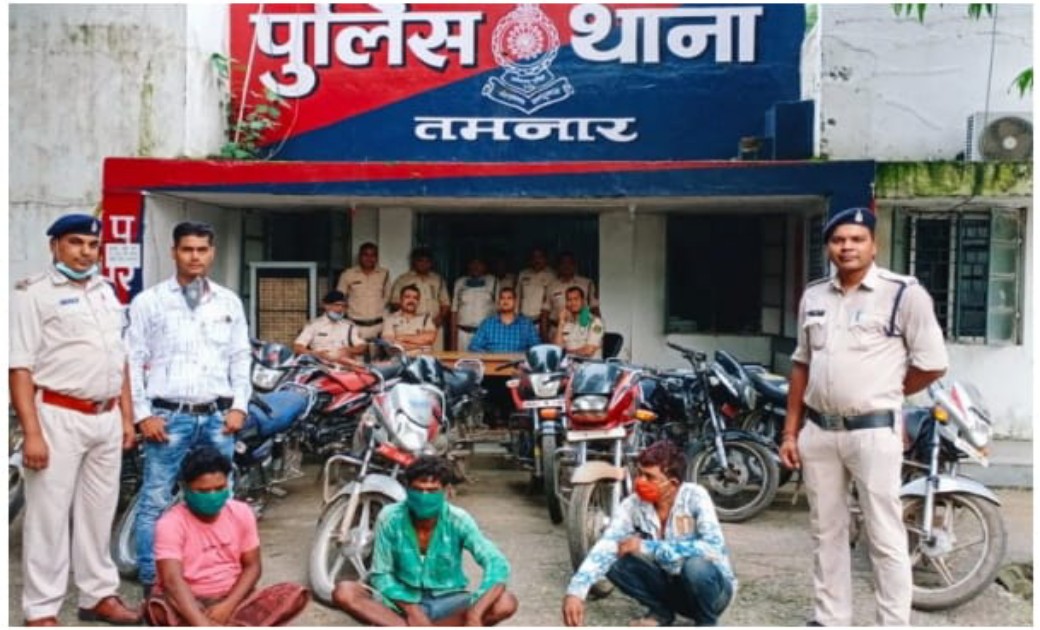 रायगढ़ पुलिस के हाथ आए मोटर सायकल चोर गिरोह के 03 सदस्य, आरोप... - CG Sandesh