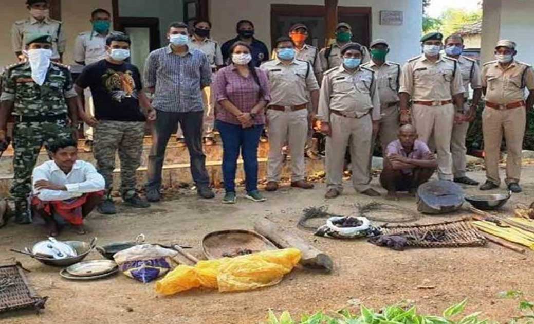 छत्तीसगढ़ – चीतल के मांस सहित अवैध शिकार मामले में दो आरोपी गिरफ्तार..