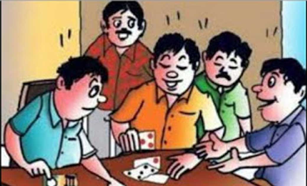 भंवरपुर चौकी पुलिस की कार्रवाही में 8 जुआड़ी पकड़ाए. - CG Sandesh