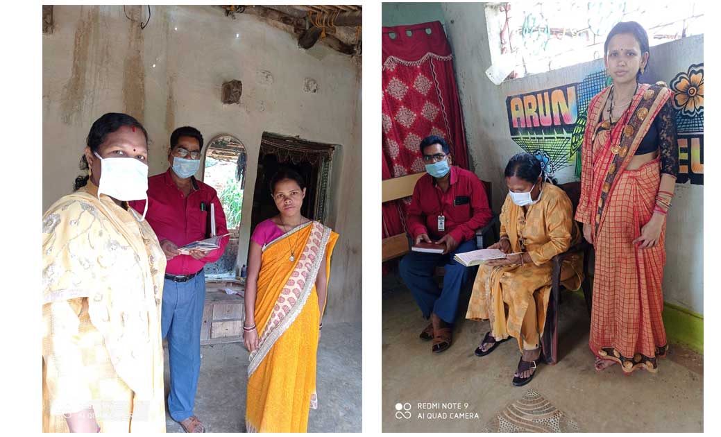 स्वास्थ्य विभाग के ब्लॉक प्रोग्राम मैनेजर शीतल सिंह व  खंड व... - CG Sandesh