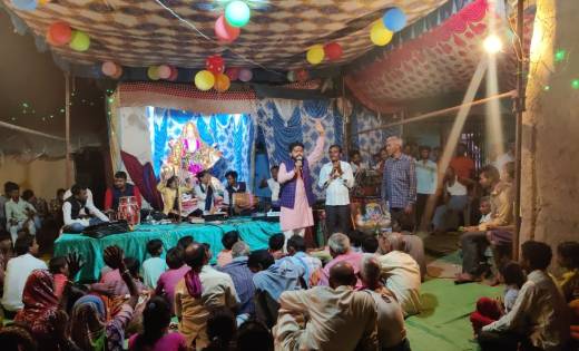 नयापारा जागरत कार्यक्रम में मुख्य अतिथि रुप में पहुंचे किसान नेता अशवंत तुषार साहू