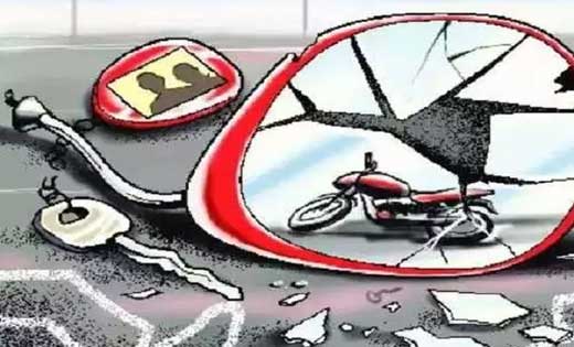 सांकरा : दो वाहन आपस में भिड़े, मामला दर्ज.