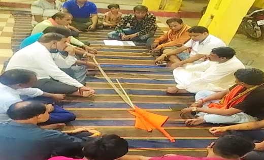 लोरमी नगर के प्रत्येक हिन्दू घर में आज भगवा ध्वज लहराएगा....