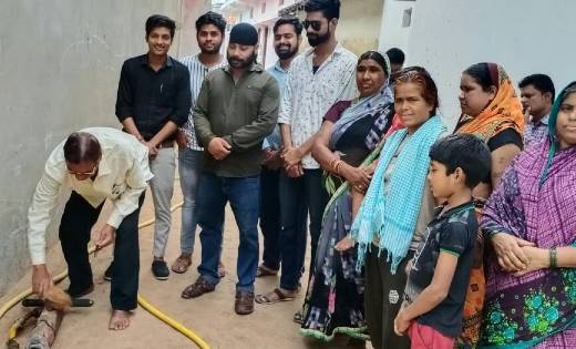बसना: सिरको जलावर्धन योजना पाइप लाइन कार्य का वार्ड नं 10 मे... - CG Sandesh