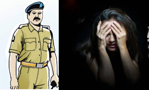 गांव की महिला ने पुलिस पर लगाया कथित छेड़छाड़ का आरोप - CG Sandesh