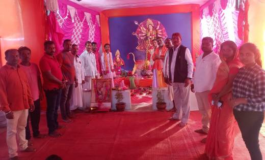 नारायणपुर विधायक ने दुर्गा पंडालो का किया भ्रमण - CG Sandesh