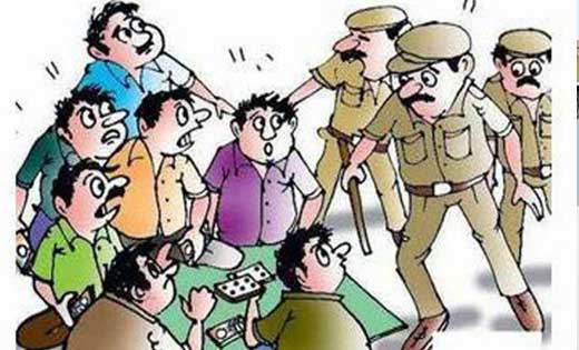 खल्लारी : जुआरियो पर ताबड़तोड़ कार्यवाही, 20 जुआरी गिरफ्तार.
