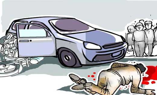 कोमाखान : तेज रफ़्तार बोलेरो ने बाइक सवार को मारी टक्कर, एक की मौत, दो घायल.
