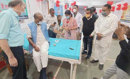राज्योत्सव के अवसर पर रक्तदान शिविर का हुआ शुभारंभ