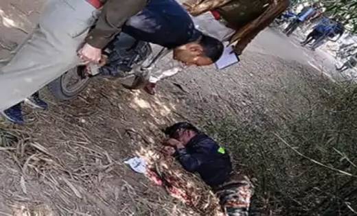 डायल 112 के ड्राइवर की हत्या, सड़क किनारे मिला शव - CG Sandesh