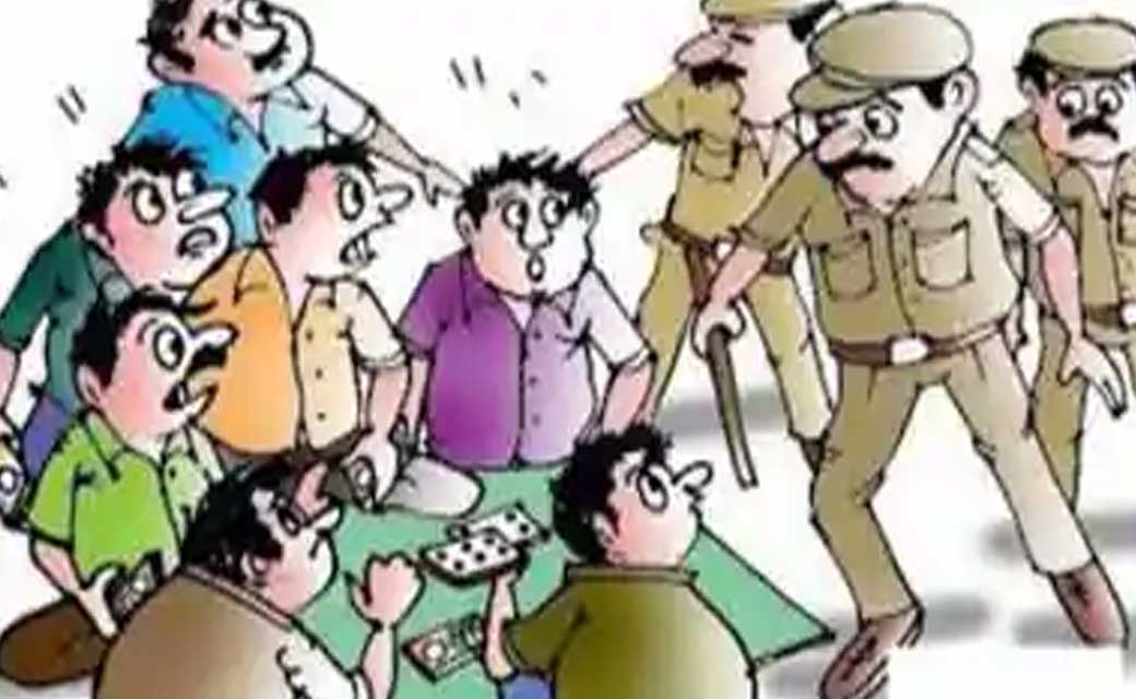 पटेवा : भावा काना भैरा पहाड़ी के नीचे 04 जुआरी पकडाए.