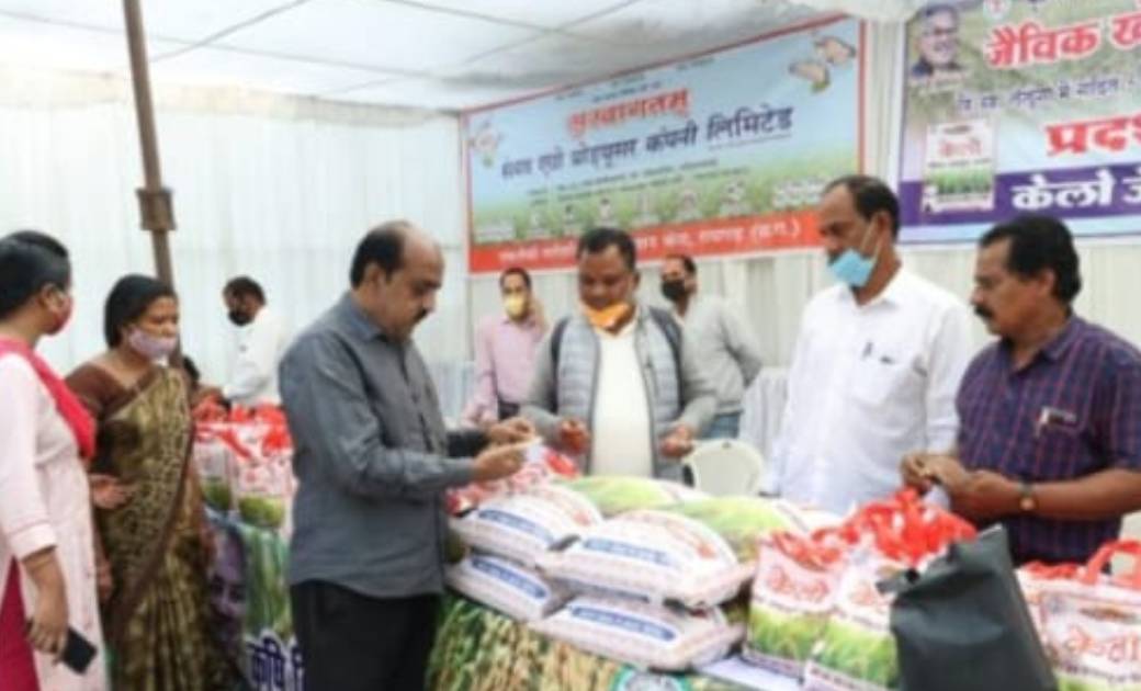 कलेक्ट्रोरेट परिसर में जैविक जवाफूल चावल प्रदर्शनी को मिला  जबरदस्त रिस्पांस, किसानों ने महज 6 घंटे में बेच डाले 3 लाख का चावल....